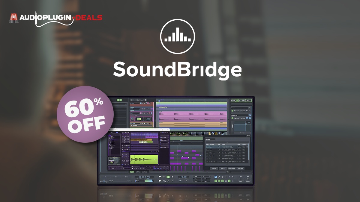 SoundBridge：零延迟远程录音 DAW，现享 6折折扣