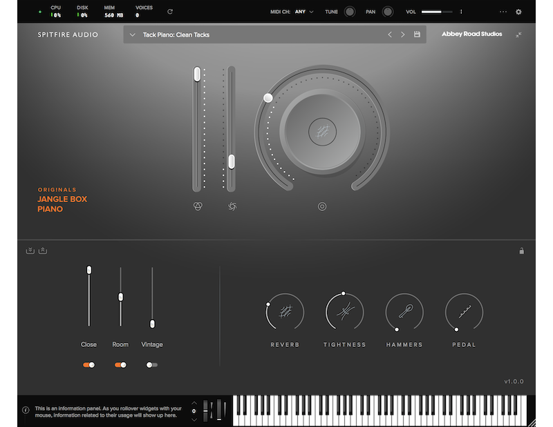 Spitfire Audio releases ORIGINALS JANGLE BOX PIANO