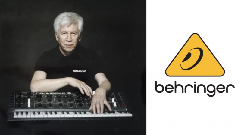 Behringer with Vladimir Kuzmin, the original Polivoks developer for a new synth