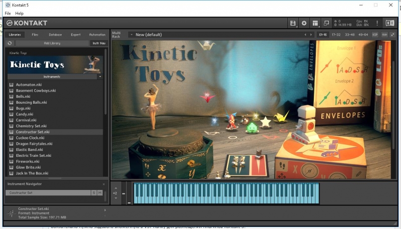 Native Instruments C Kinetic Toys (KONTAKT)