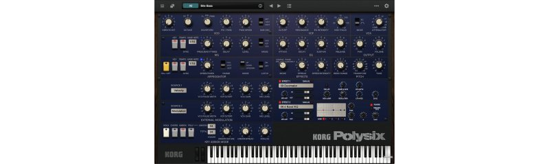 KORG Software Polysix v2.2.1 (MacOS) [MORiA]