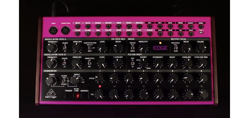 Behringer Edge, analog percussive Synthesizer