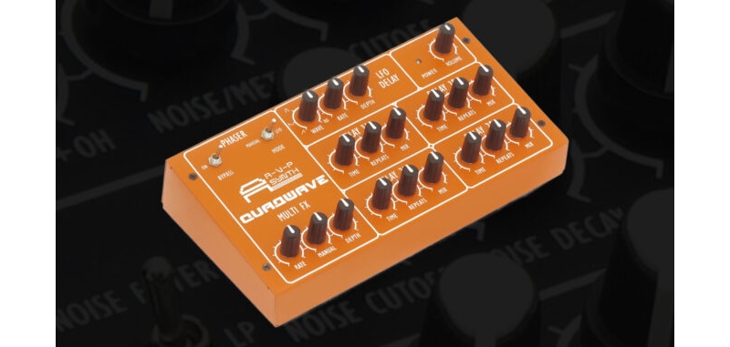 AVP Synth Quadwave, multi-fx unit with phaser and two stereo delays