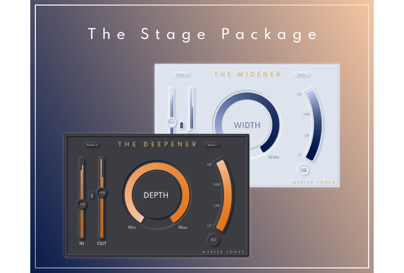Master Tones releases The Stage Package: Analog Stereo Field Editor Plugins