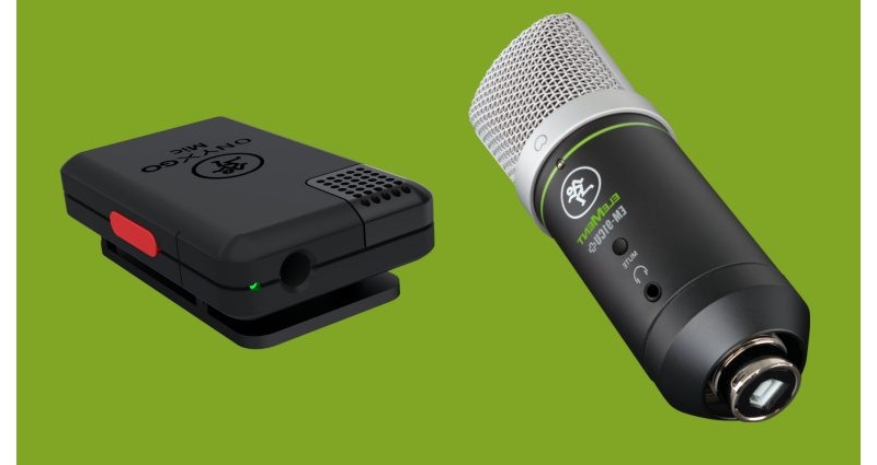 Mackie OnyxGo and Element EM91CU+ mics for content creators