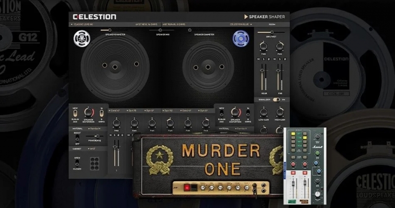 Celestion Speaker Shaper and Marshall Murder One Lemmy Signature