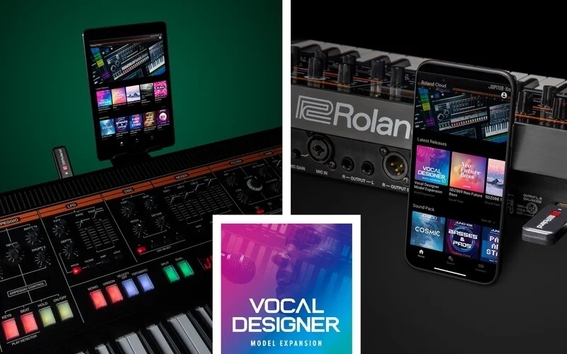 Roland introduces Vocal Designer Model Expansion and Roland Cloud Connect