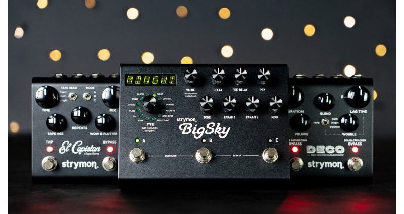 Limited run Strymon Midnight Edition: None more black