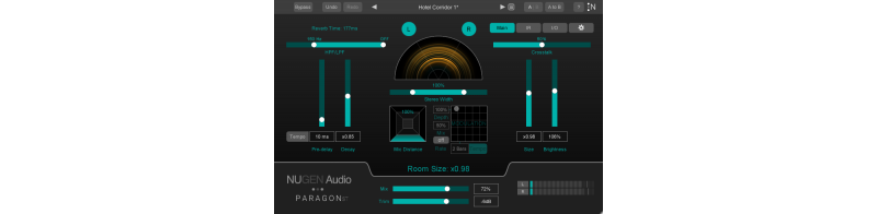 NUGEN Audio releases Paragon ST Mono/Stereo Version of its convolution