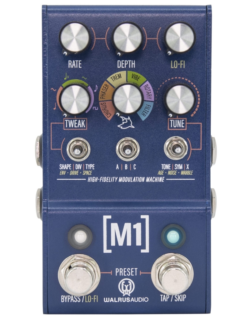 Walrus Audio MAKO M1 High-Fidelity Modulation: With 18 modulation effects!