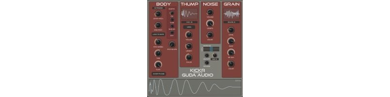 GuDa Audio updates KickR with new grain section and Mac M1 support