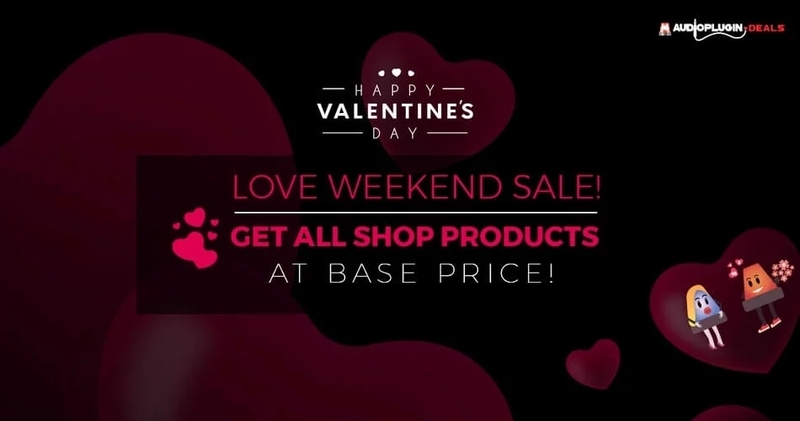 Save on 250+ products during Love Weekend Sale at Audio Plugin Deals