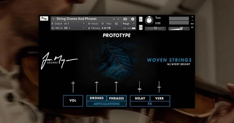 Woven Strings: Free string drones & creative phrases by Avery Bright