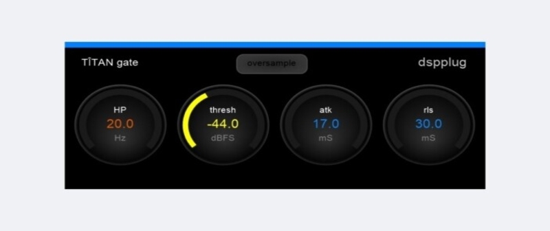 DSPplug Releases FREE (Open-Source) Titan Gate Plugin