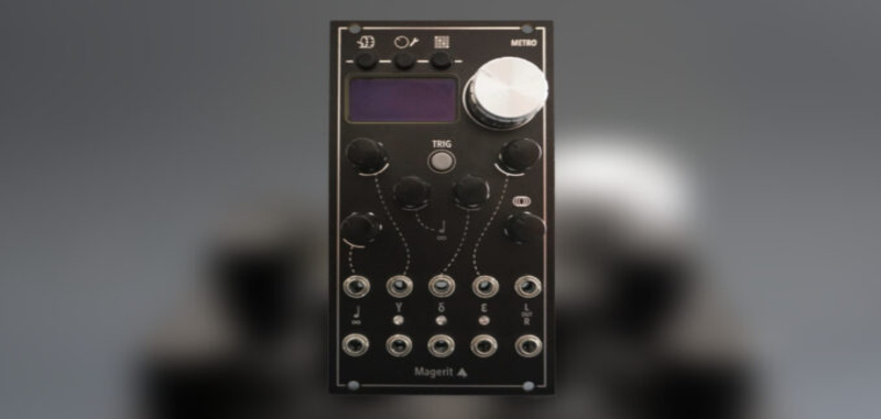 Magerit Metro, multi-algorithm drum voice with built-in Euclidean sequencer