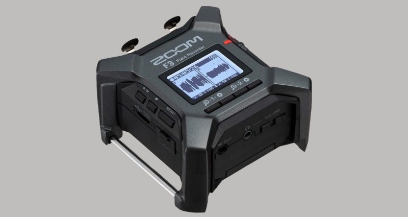 Zoom F3: Compact Field Recorder offers 32-Bit Recording