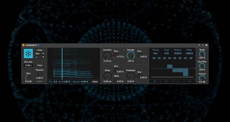 Lambda II: real-time granular effects Max for Live device