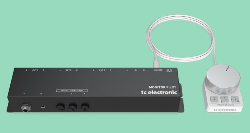 TC Electronic Monitor Pilot: New compact monitor controller for your desk