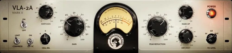 Black Rooster Audio VLA-2A Mark II: compressor plug-in gets big update