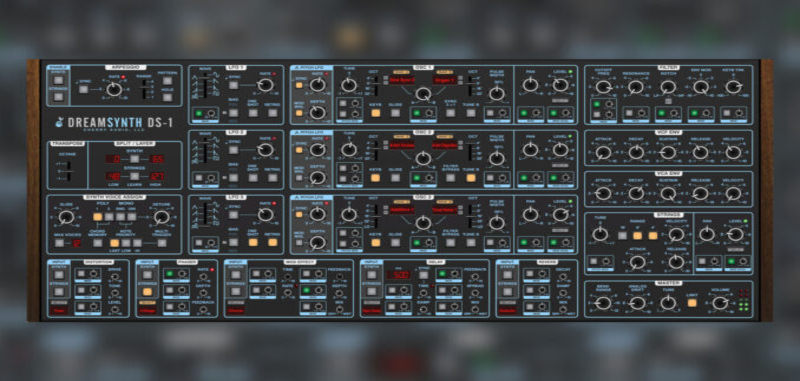 Cherry Audio Dreamsynth, first original synth plugin pays tribute to the 80s analog/digital synths
