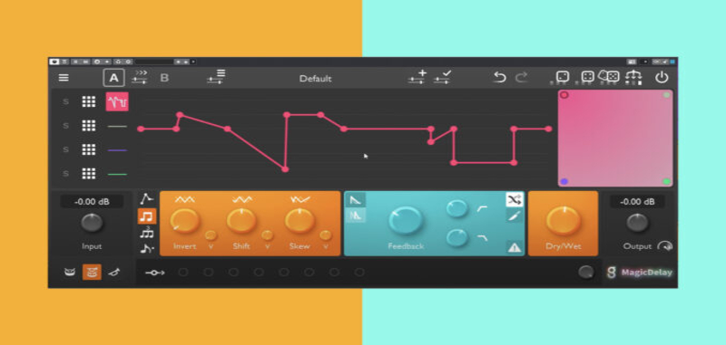 GS DSP MagicDelay, a multi-curve spectral delay plugin with built-in modulation
