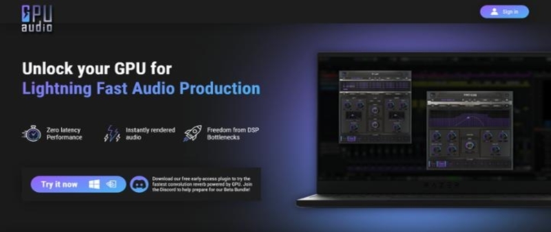 Free GPU Powered FIR Convolution Reverb Early Access plugin from GPU Audio