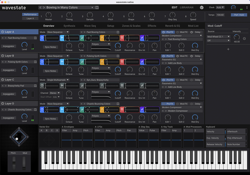 Korg releases wavestate native and opsix native software synthesizers