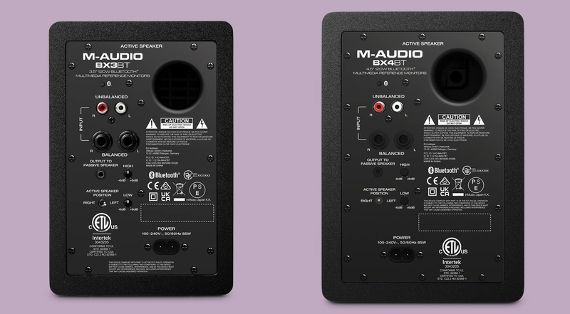 M-Audio introduces the BX3BT and BX4BT monitor speakers with Bluetooth