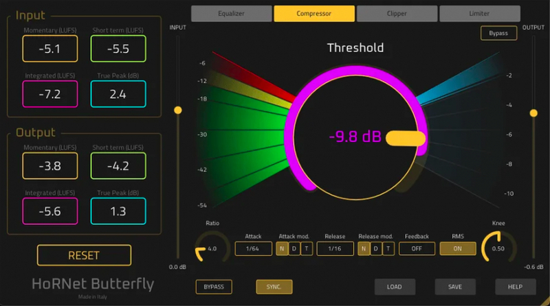 HoRNet Butterfly: Mastering processor and versatile channel strip