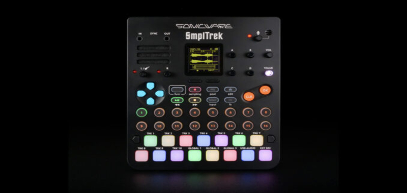 Sonicware SmplTrek, a new portable, affordable sampler now on Kickstarter