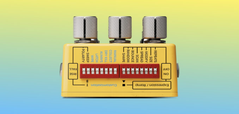 Chase Bliss Habit, a delay pedal with a built-in sonic travel machine
