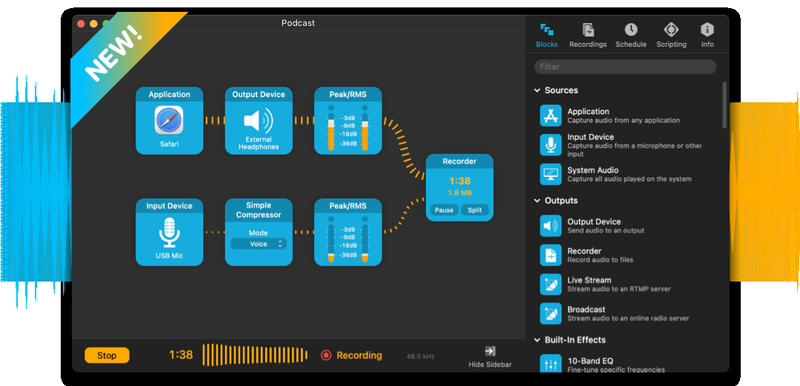 Rogue Amoeba releases Audio Hijack 4