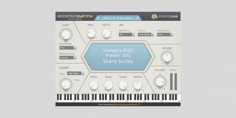 Monster Synth Is A FREE Sample-Based Instrument By Agus Hardiman