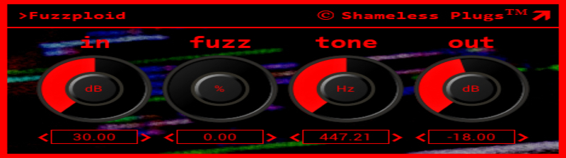 Shameless Plugs releases Fuzzploid free fuzz box effect plugin
