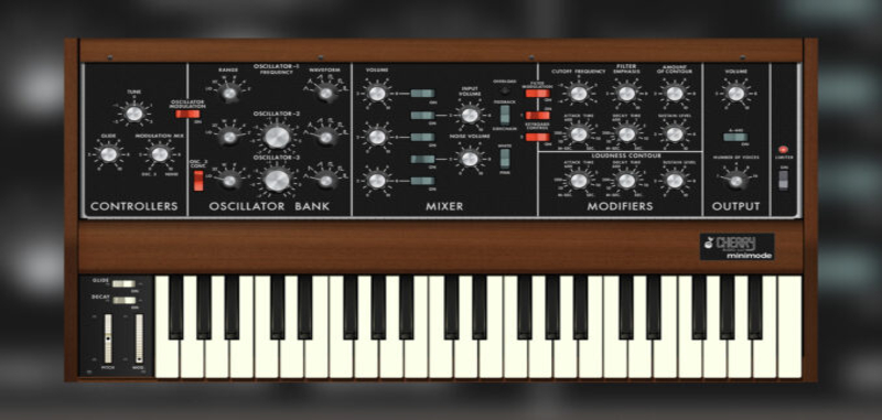 Cherry Audio Minimode, new Minimoog emulation with polyphony and MPE