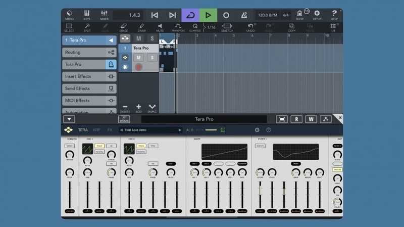 Virsyn Tera Pro, modular polyphonic Synthesizer for iPad with AUv3
