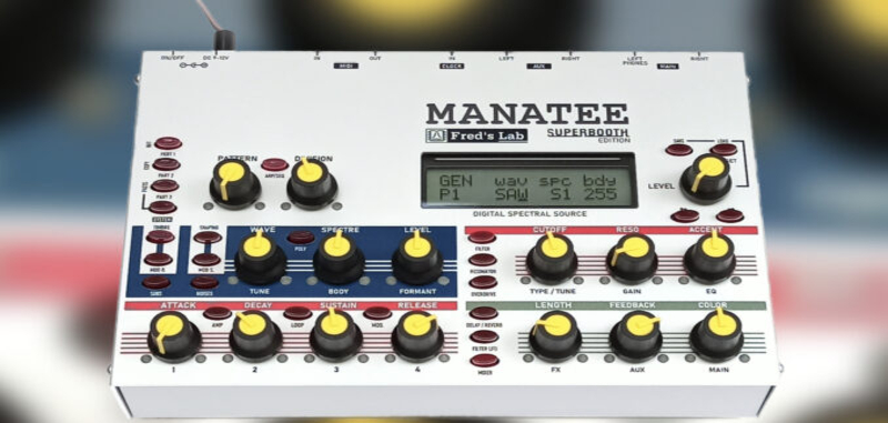 Superbooth 22: Freds Lab Manatee , a multi-timbral spectral Synthesizer, first look video