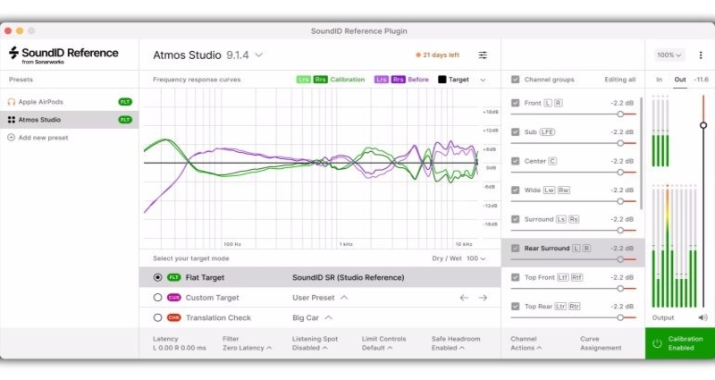 SoundID Reference for Multichannel: spatial calibration by Sonarworks