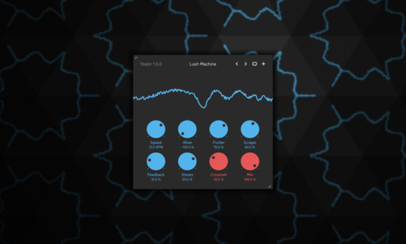 Sinevibes Stator is a unique timbre-rich tape wobble simulator plugin