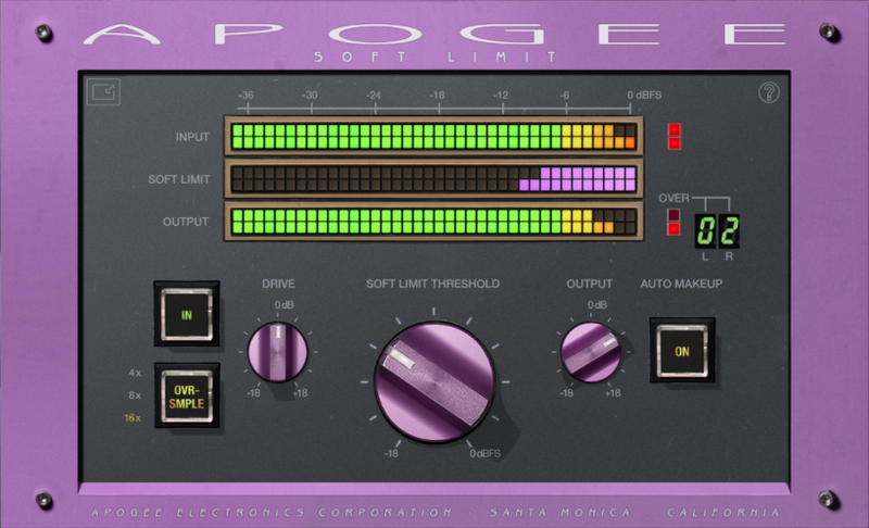 Apogee Digital Announces FREE Soft Limit Plugin (Coming Soon)