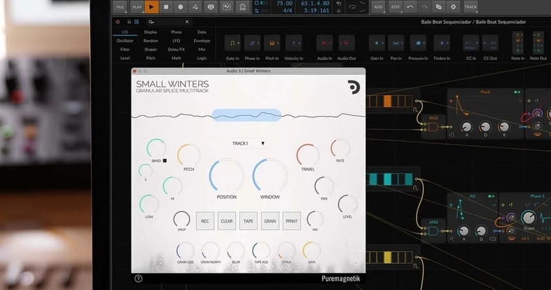 Puremagnetik releases Small Winters granular splice multitrack