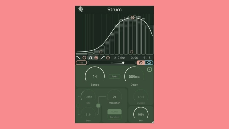 Lese Strum, a sound strummer spectral delay plugin