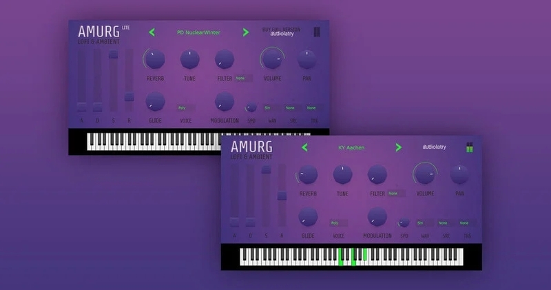 Audiolatry launches Amurg and Amurg Lite (FREE) rompler plugins