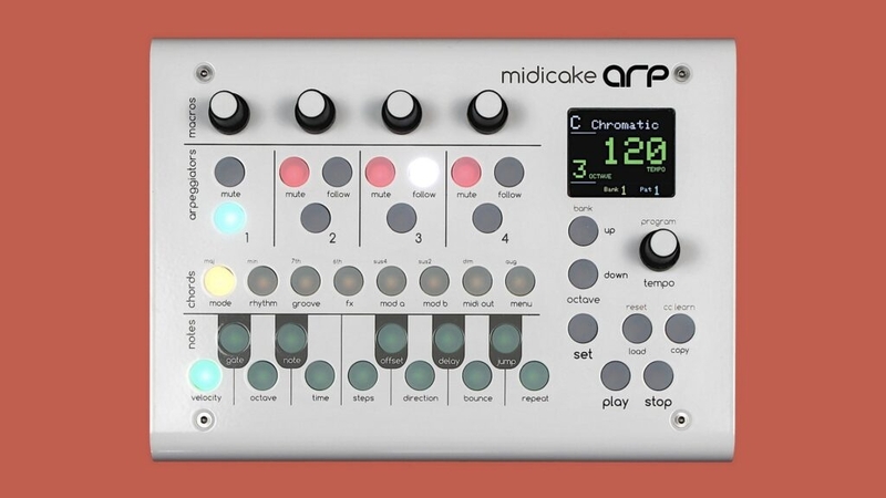 Midicake ARP, compact 4-channel MIDI arpeggiator with advanced features
