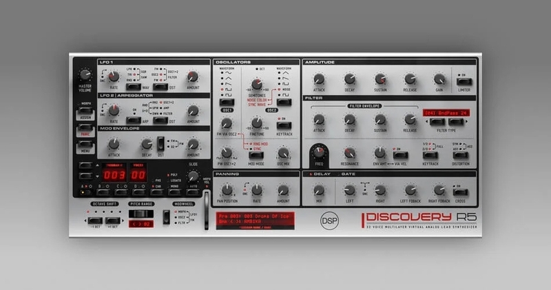 discoDSP updates Discovery software synthesizer to R5