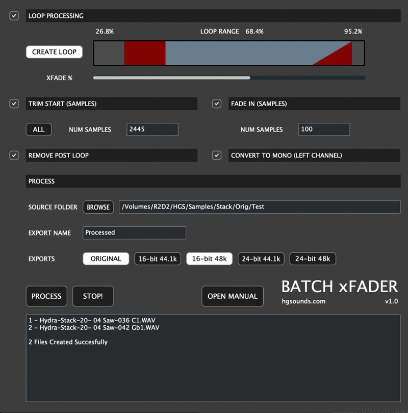 New Tool, Batch xFader, Automates Process Of Making Sample-Based Instruments